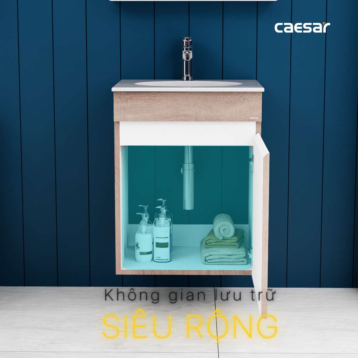 Tủ chậu cabinet Caesar L5022+EH15022AW7V