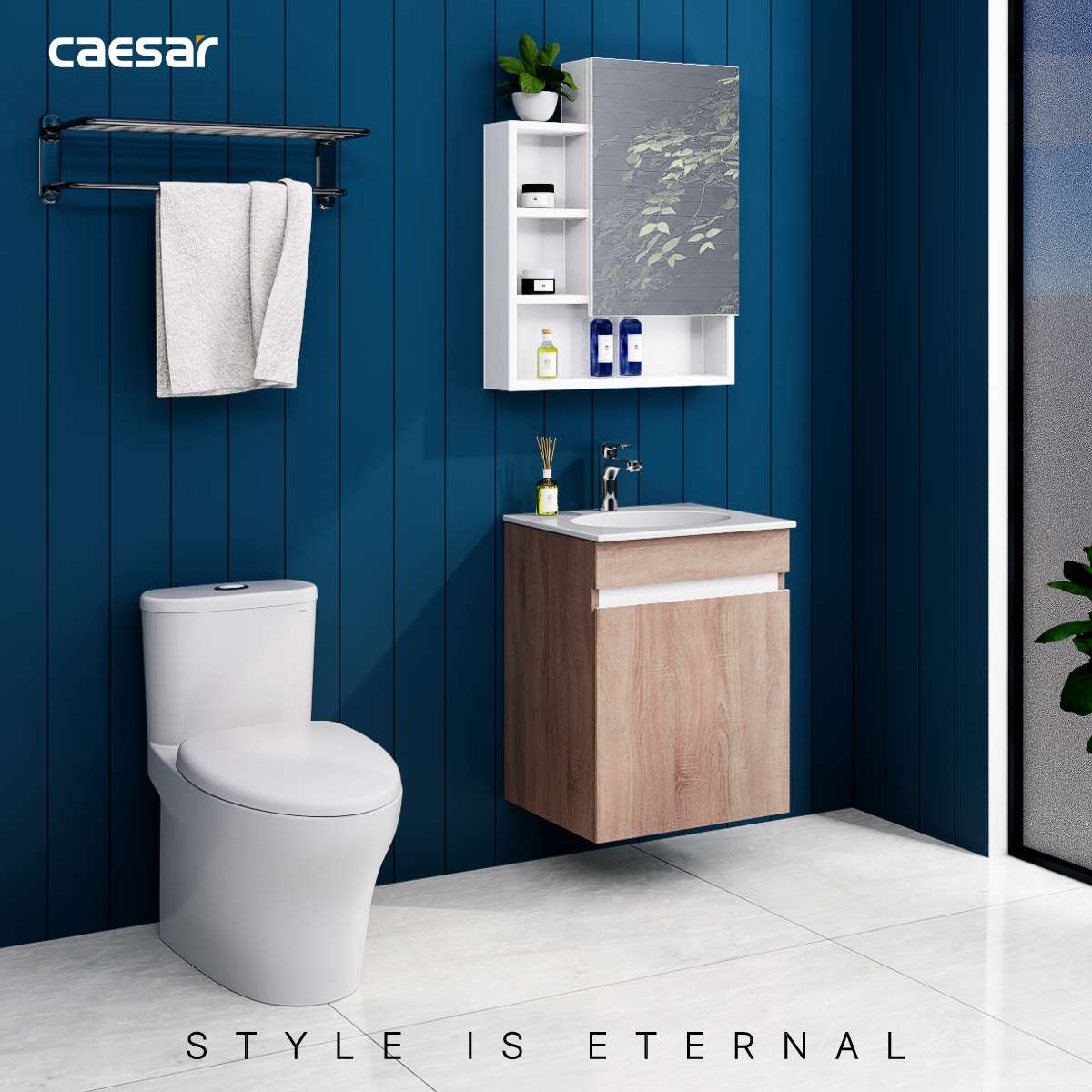 Tủ chậu cabinet Caesar L5022+EH15022AW7V