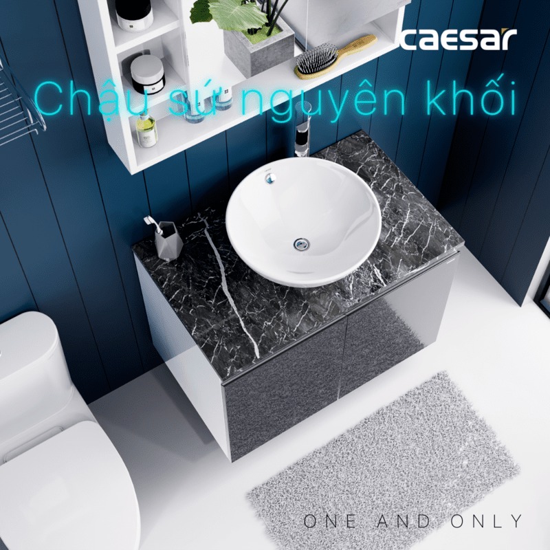 Bộ tủ chậu cabinet Caesar L5215+EH48002ADV