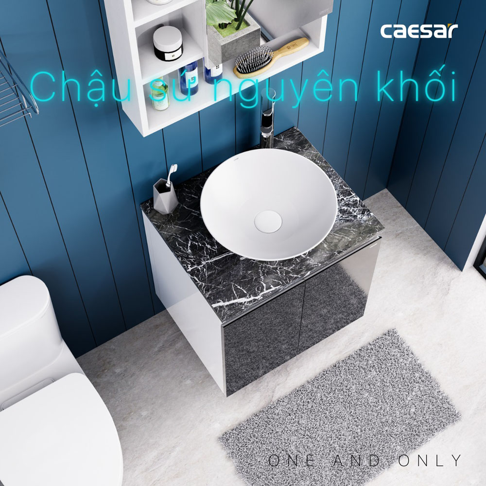 Bộ tủ chậu cabinet treo Caesar L5221+EH46002ADV