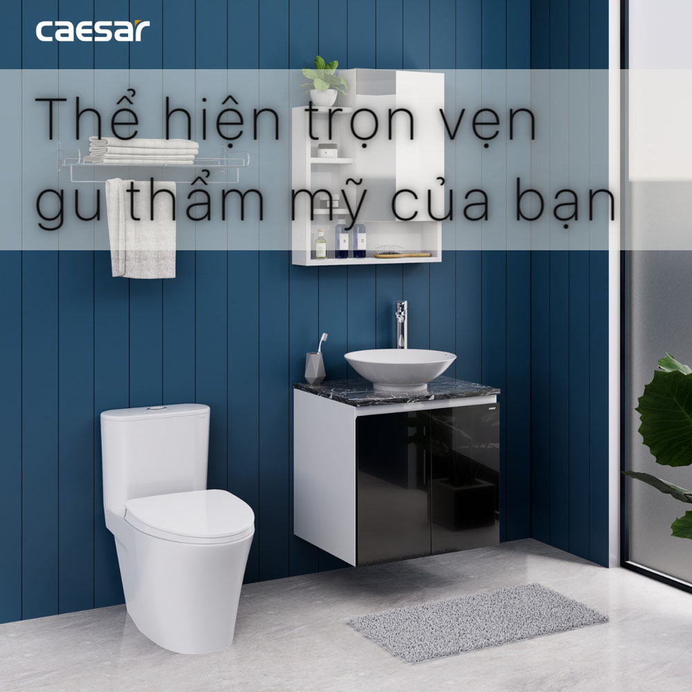 Bộ tủ chậu cabinet treo Caesar L5221+EH46002ADV