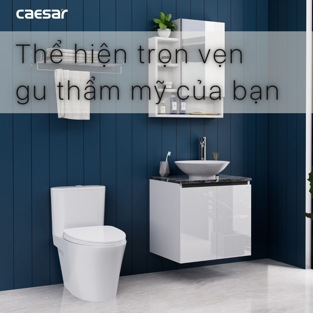 Bộ tủ chậu cabinet treo Caesar L5221+EH46002AV