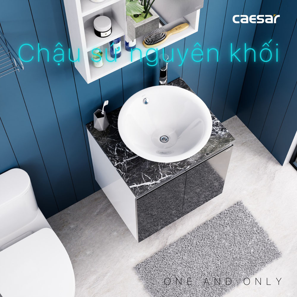 Bộ tủ chậu cabinet treo Caesar L5222+EH46002ADV