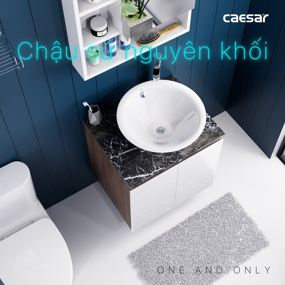 Bộ tủ chậu cabinet treo Caesar L5222+EH46002AWV