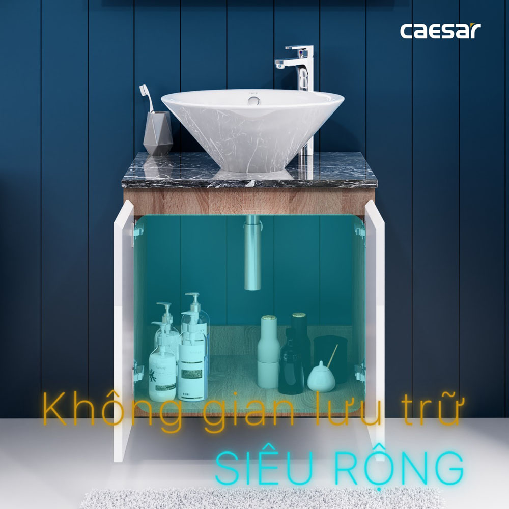 Bộ tủ chậu cabinet treo Caesar L5222+EH46002AWV