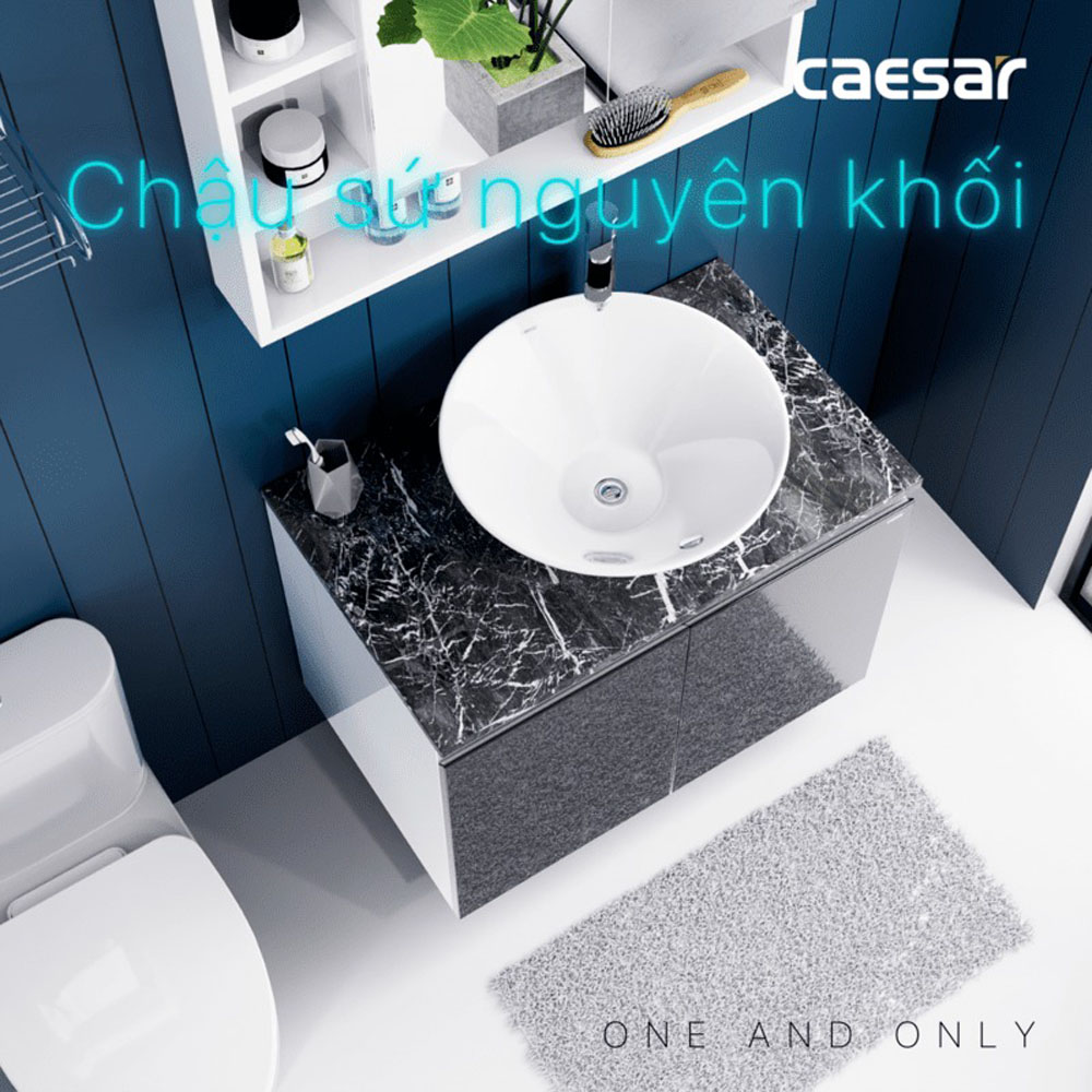 Bộ tủ chậu cabinet treo Caesar L5222+EH48002ADV