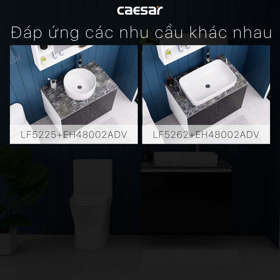 Bộ tủ chậu cabinet Caesar L5262+EH48002ADV