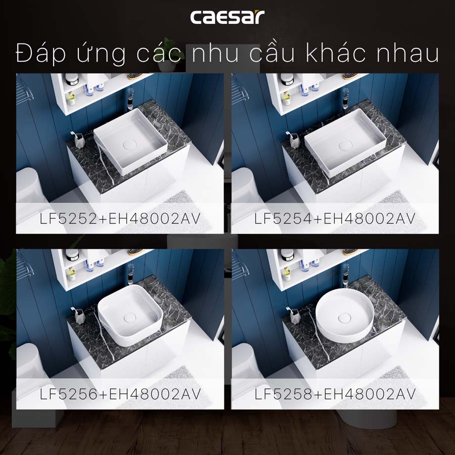 Bộ tủ chậu cabinet Caesar L5262+EH48002AV