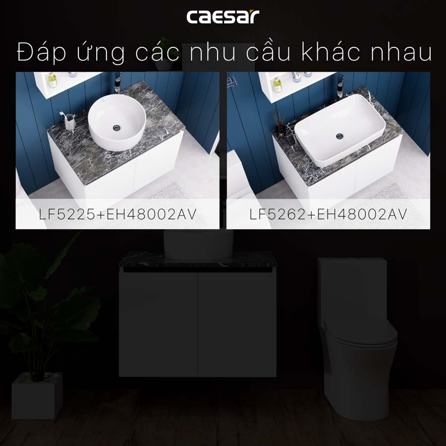 Bộ tủ chậu cabinet Caesar L5262+EH48002AV