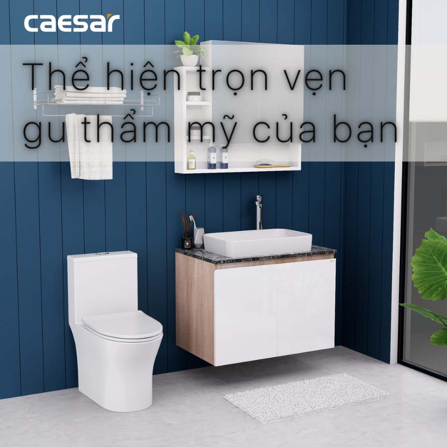Bộ tủ chậu cabinet Caesar L5262+EH48002AWV