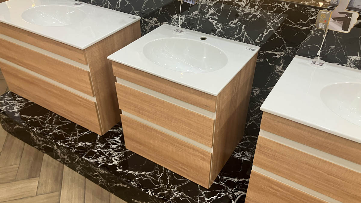 Bộ tủ lavabo Caesar LF5024+EH15024DDW7V