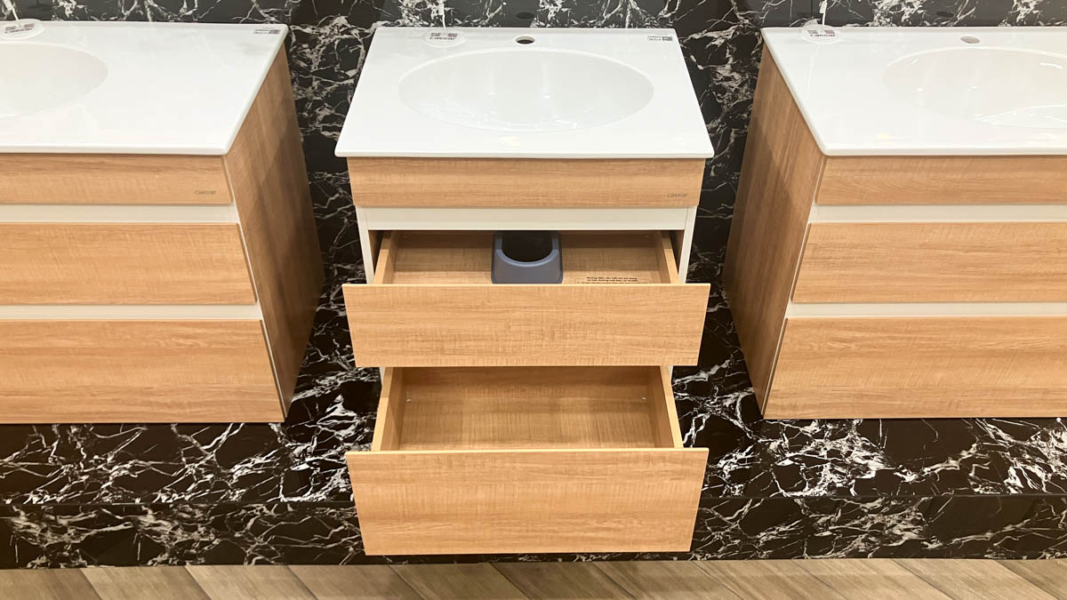 Bộ tủ lavabo Caesar LF5024+EH15024DDW7V