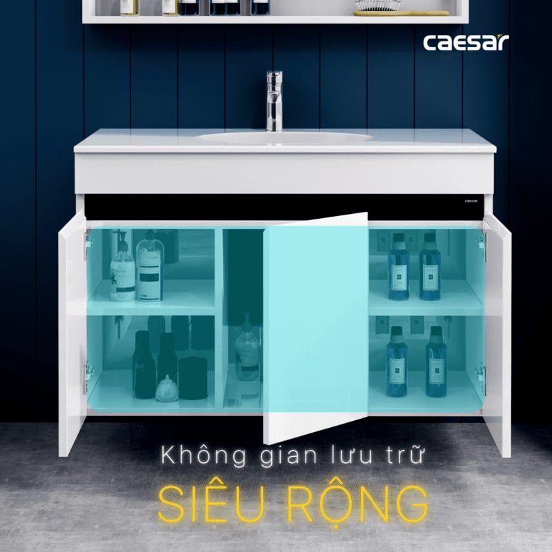 Bộ tủ chậu cabinet Caesar LF5028+EH15028AV