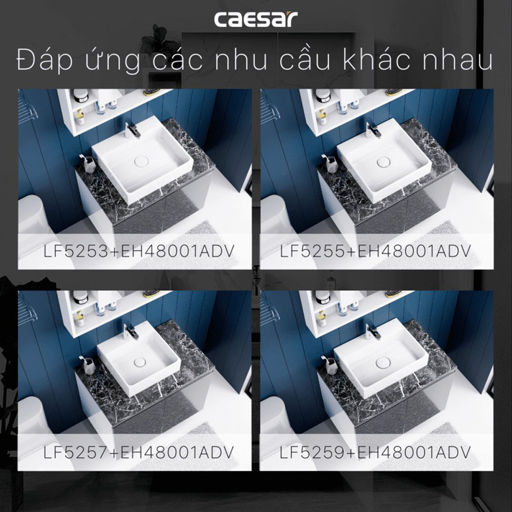 Bộ tủ chậu cabinet treo Caesar LF5240+EH48001ADV