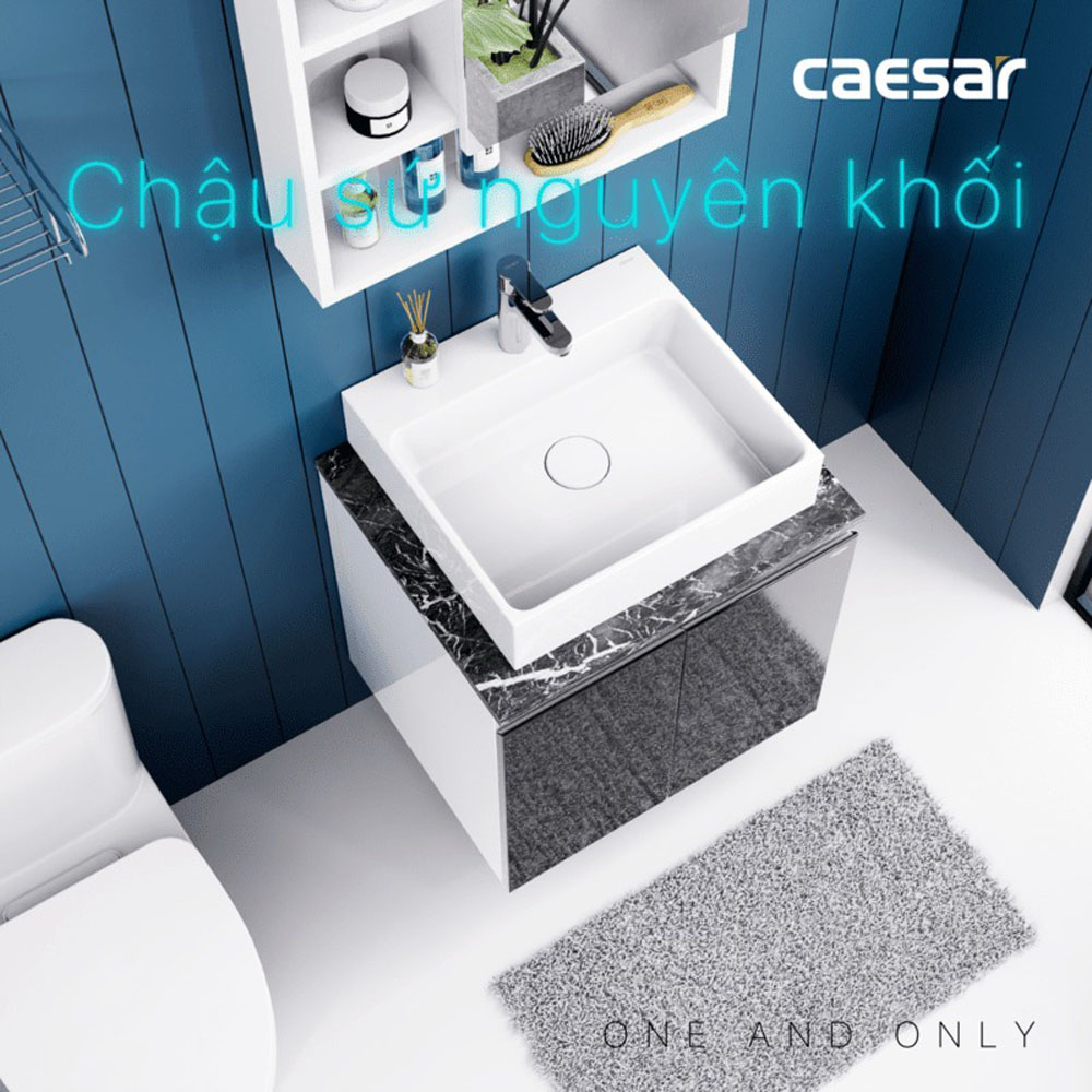 Bộ tủ chậu cabinet treo Caesar LF5253+EH46001ADV