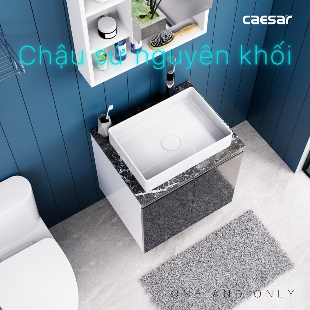 Bộ tủ chậu cabinet treo Caesar LF5254+EH46002ADV