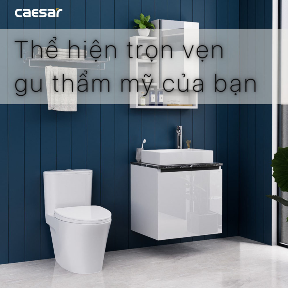 Bộ tủ chậu cabinet treo Caesar LF5254+EH46002AV