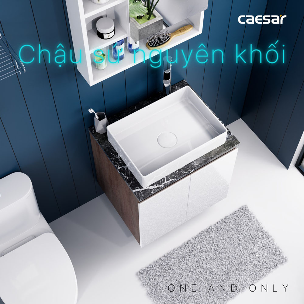 Bộ tủ chậu cabinet treo Caesar LF5254+EH46002AWV