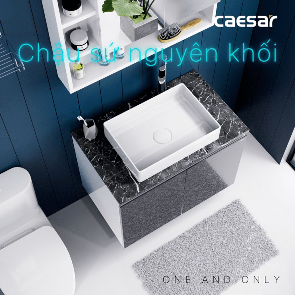 Bộ tủ chậu cabinet treo Caesar LF5254+EH48002ADV