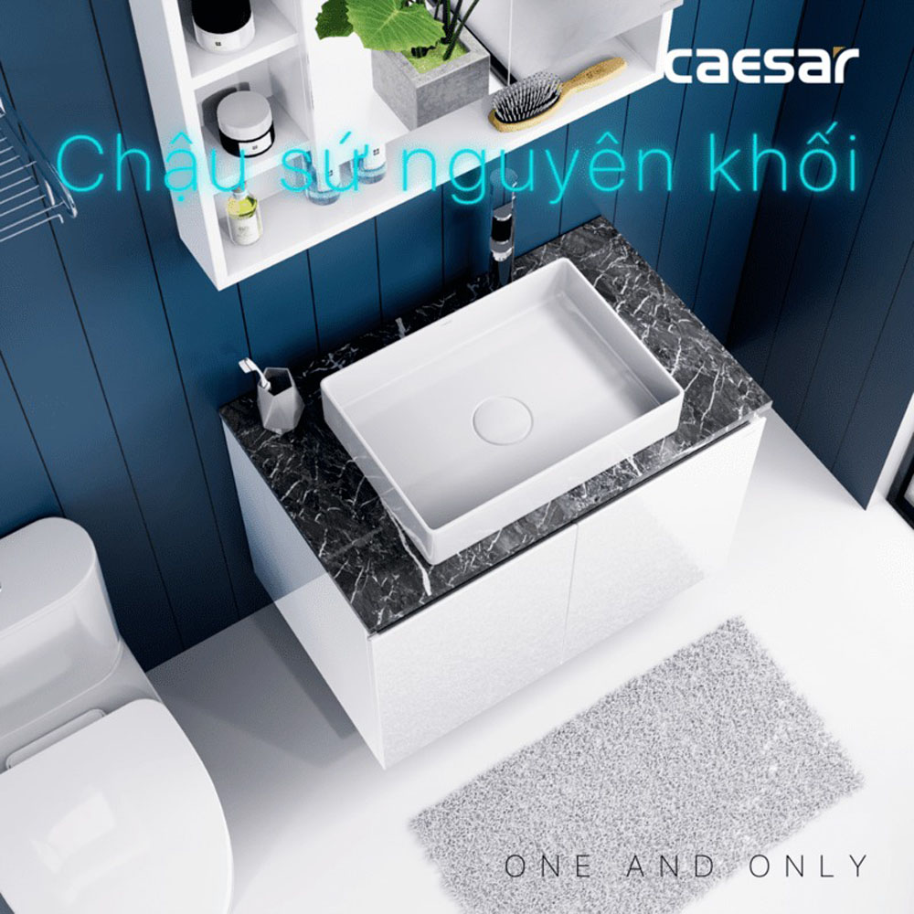 Bộ tủ chậu cabinet treo Caesar LF5254+EH48002AV