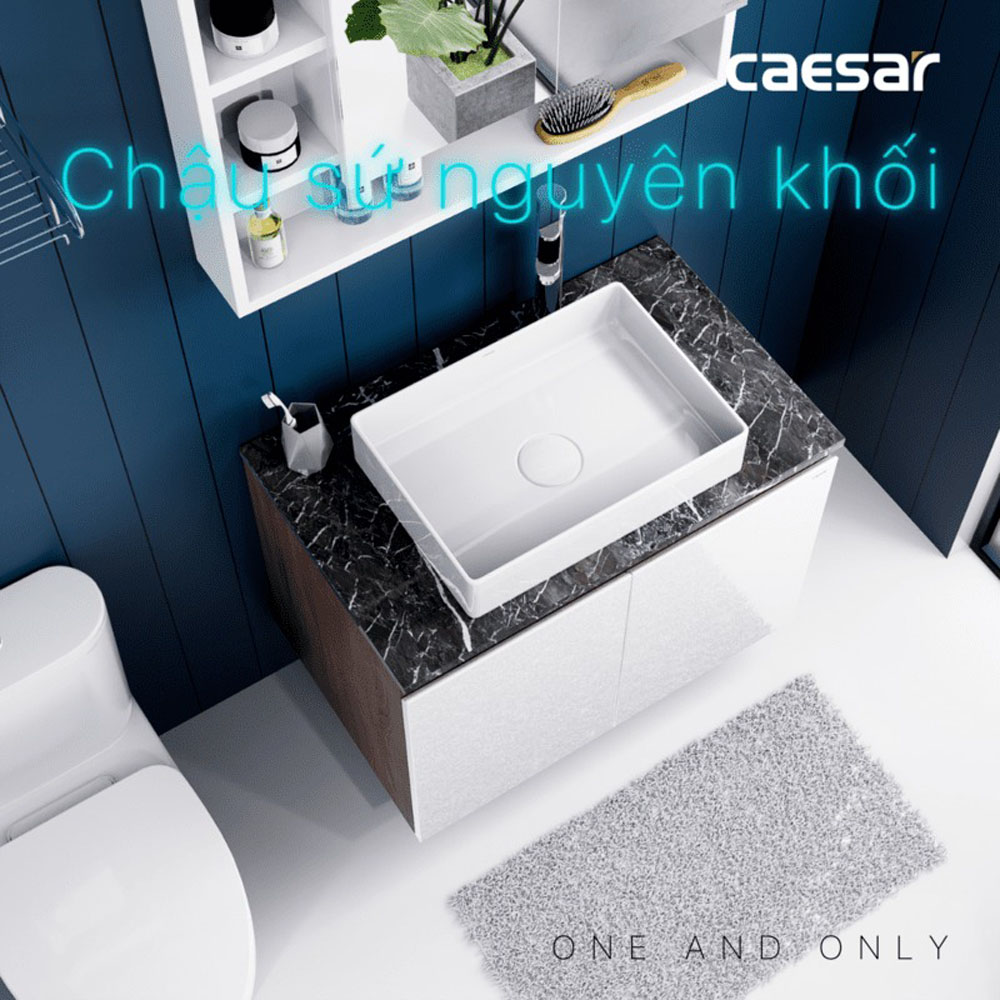 Bộ tủ chậu cabinet treo Caesar LF5254+EH48002AWV