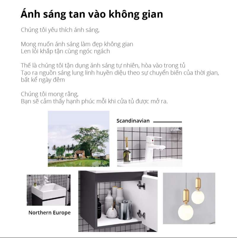 Bộ tủ chậu cabinet treo màu xám đậm Caesar LF5255+EH05255ATGV