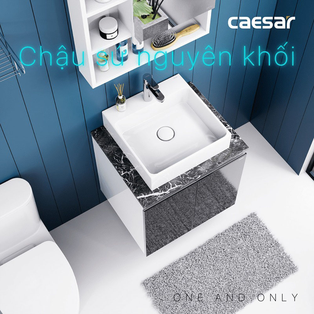 Bộ tủ chậu cabinet treo Caesar LF5255+EH46001ADV