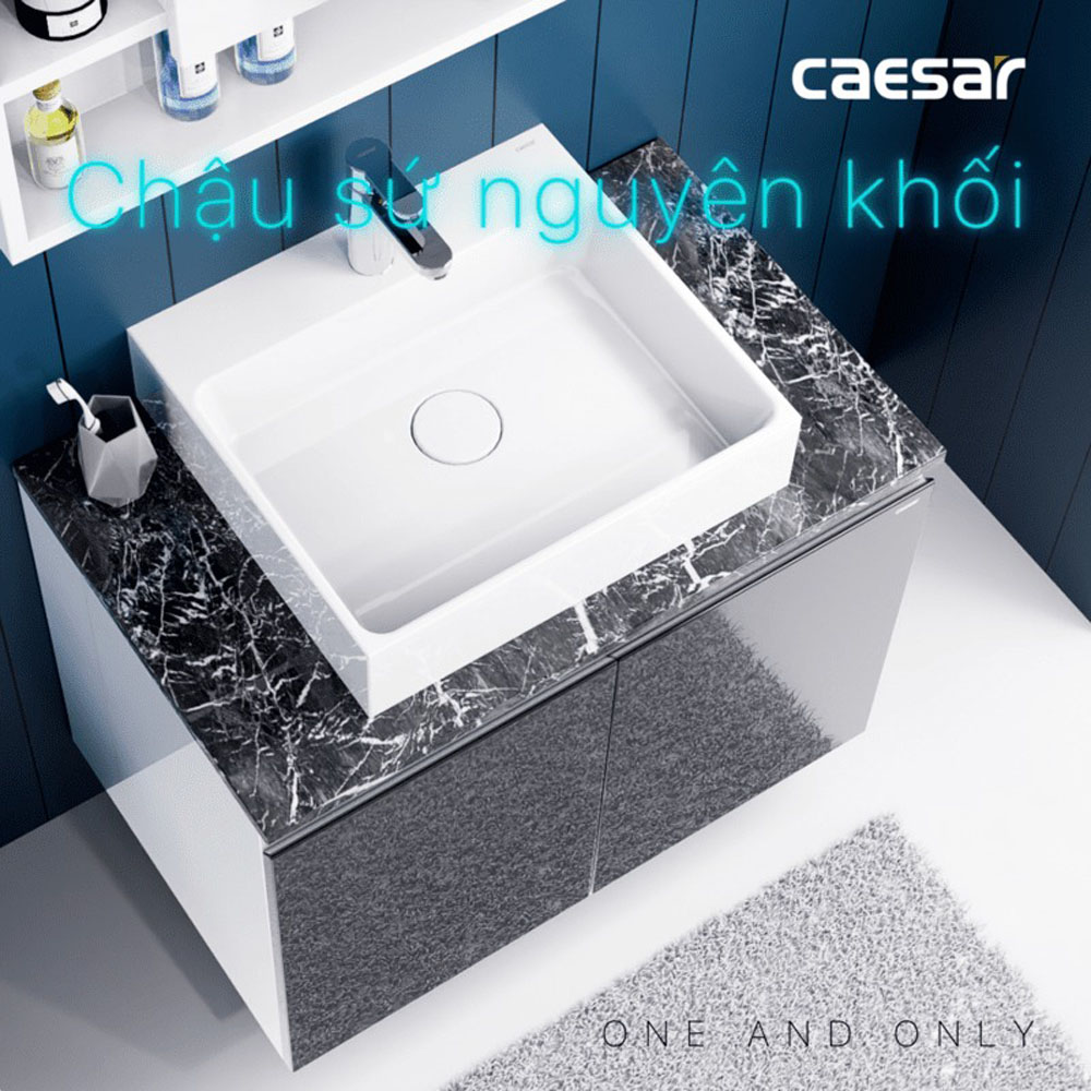 Bộ tủ chậu cabinet treo Caesar LF5255+EH48001ADV