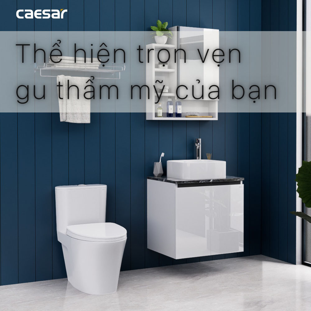 Bộ tủ chậu cabinet treo Caesar LF5256+EH46002AV