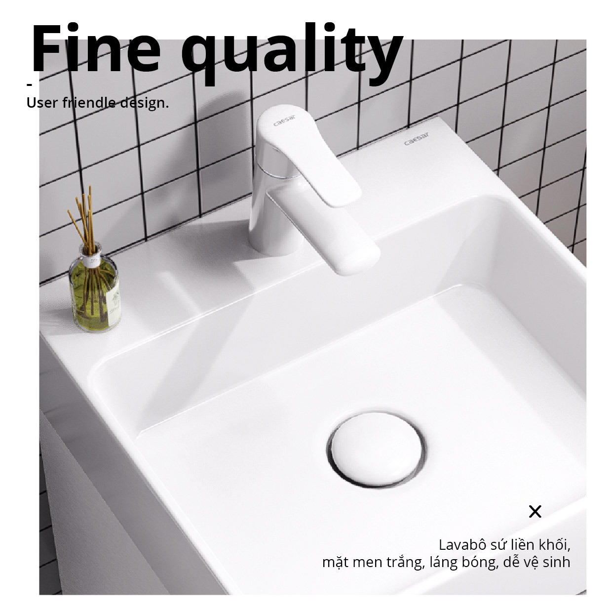 Tủ chậu cabinet Caesar LF5257+EH05257AV