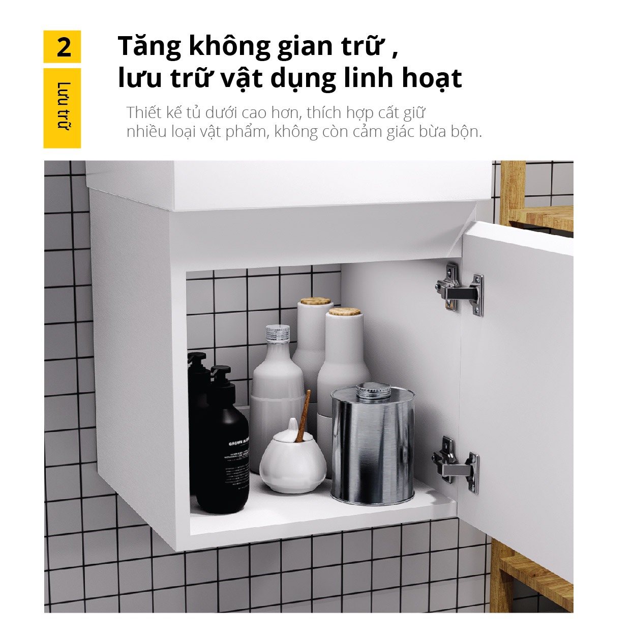 Tủ chậu cabinet Caesar LF5257+EH05257AV