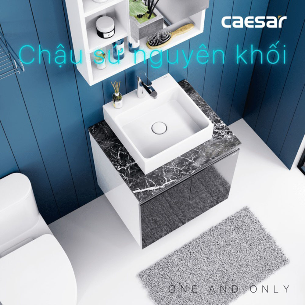 Bộ tủ chậu cabinet treo Caesar LF5257+EH46001ADV