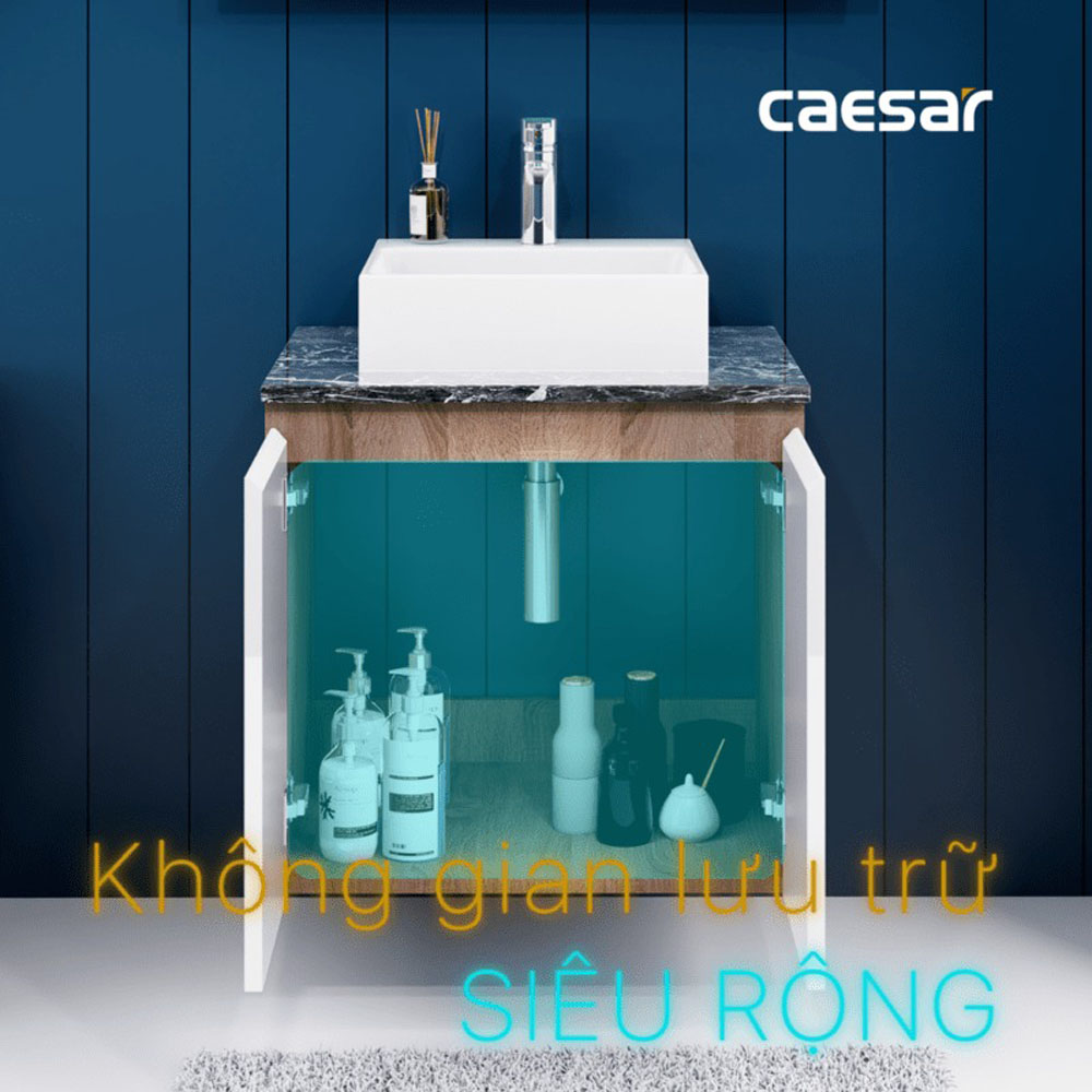 Bộ tủ chậu cabinet treo Caesar LF5257+EH46001AWV