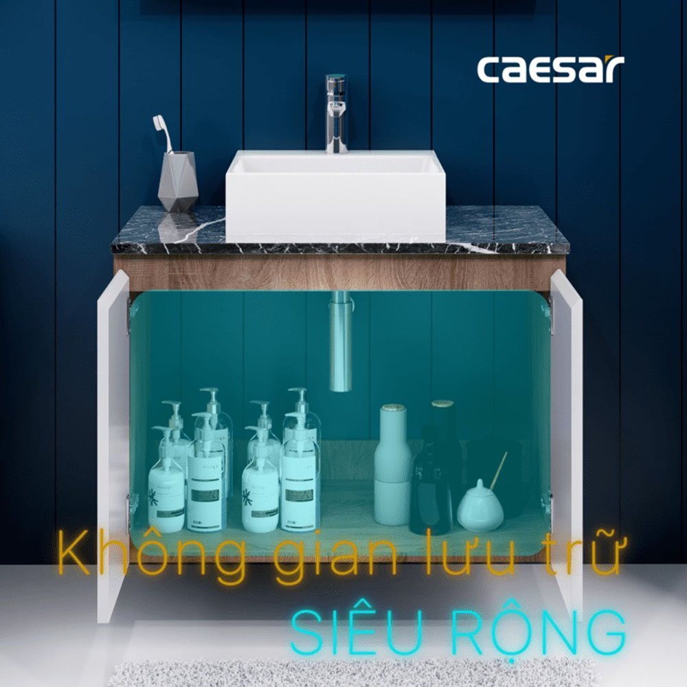 Bộ tủ chậu cabinet treo Caesar LF5257+EH48001AWV
