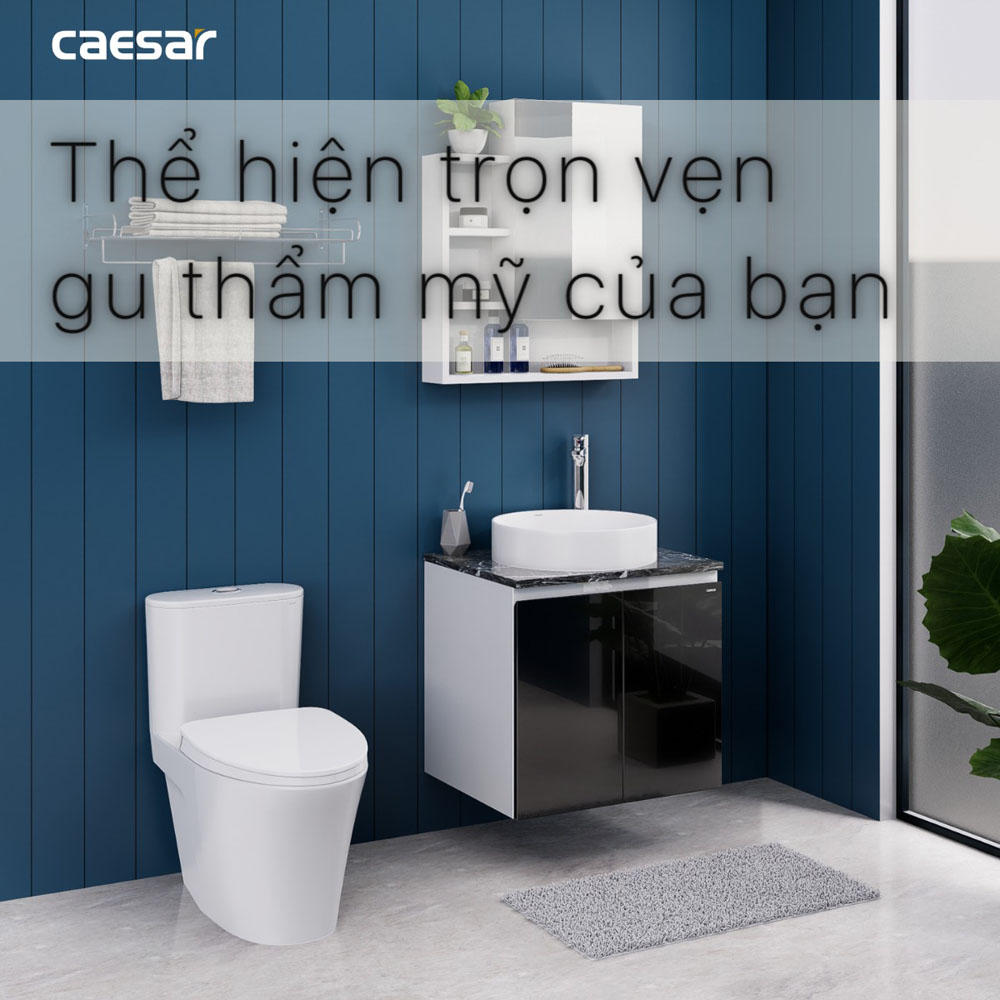 Bộ tủ chậu cabinet treo Caesar LF5258+EH46002ADV