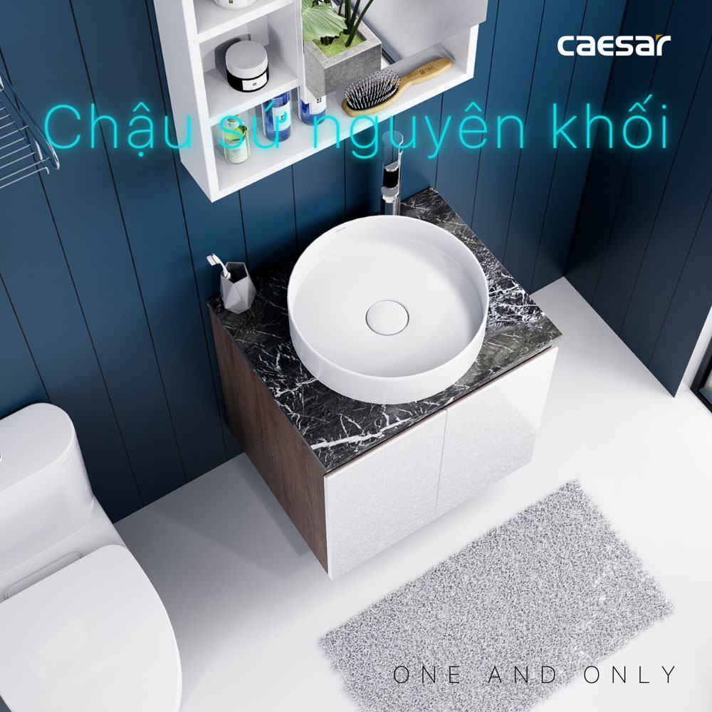 Bộ tủ chậu cabinet treo Caesar LF5258+EH46002AWV