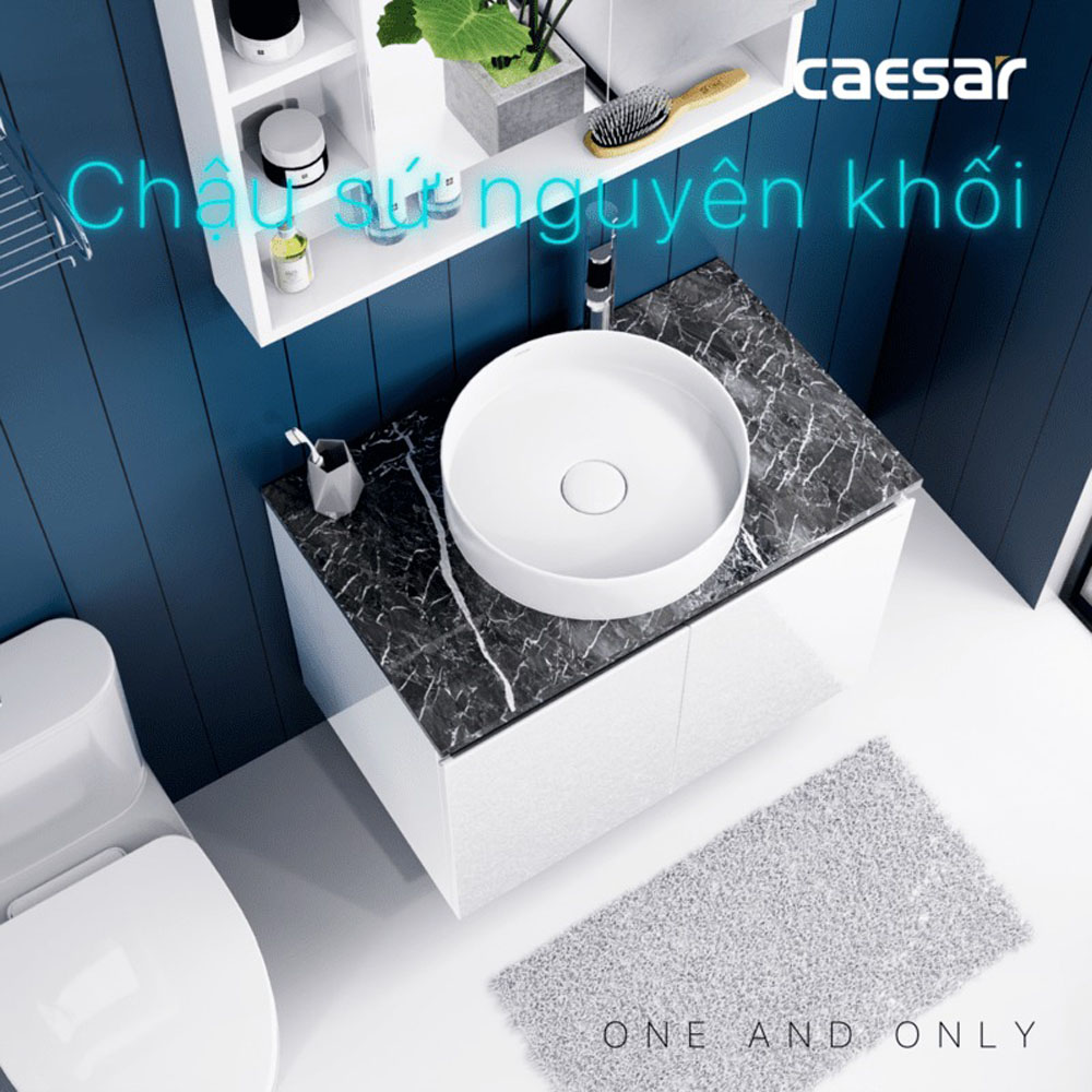 Bộ tủ chậu cabinet treo Caesar LF5258+EH48002AV
