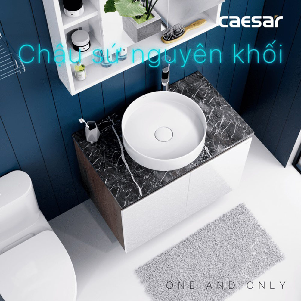 Bộ tủ chậu cabinet treo Caesar LF5258+EH48002AWV
