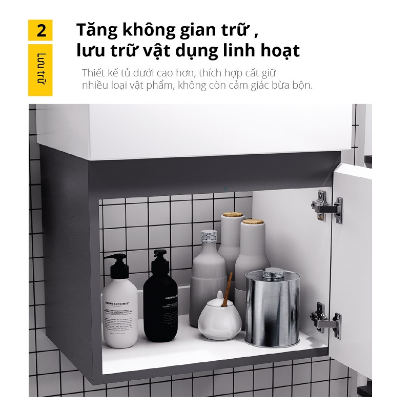 Bộ tủ chậu cabinet Caesar LF5259+EH05259ATGV