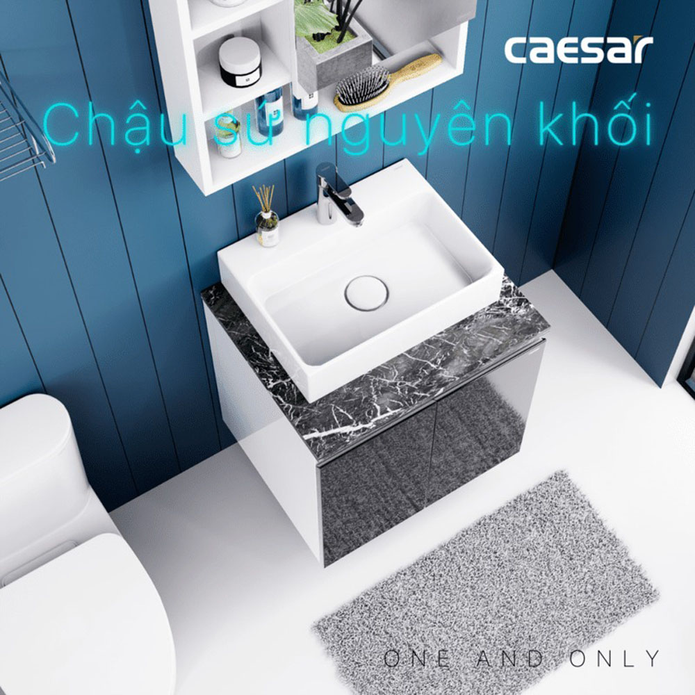Bộ tủ chậu cabinet treo Caesar LF5259+EH46001ADV