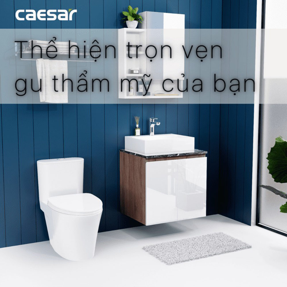 Bộ tủ chậu cabinet treo Caesar LF5259+EH46001AWV