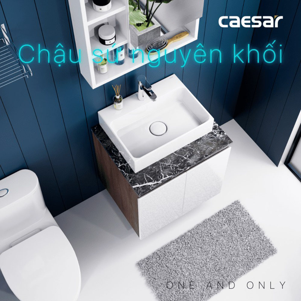 Bộ tủ chậu cabinet treo Caesar LF5259+EH46001AWV