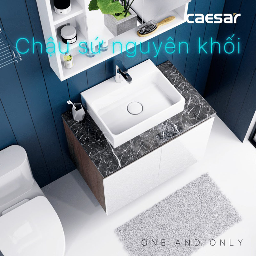 Bộ tủ chậu cabinet treo Caesar LF5259+EH48001AWV