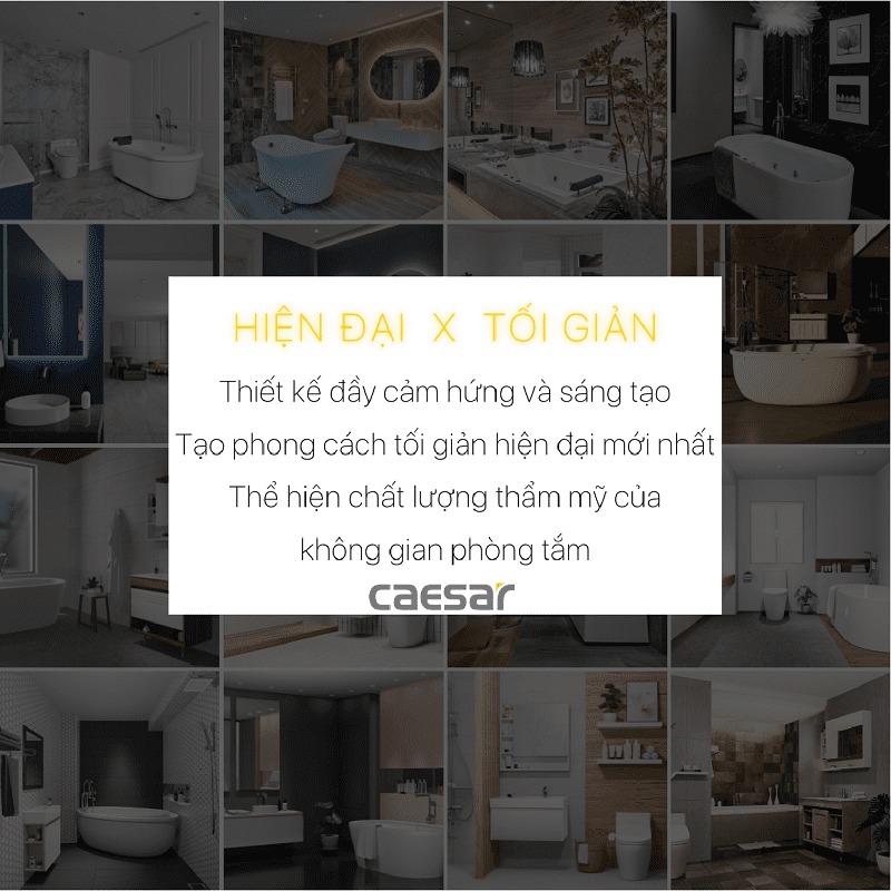 Tủ chậu cabinet Caesar LF5261+EH05261ATGV