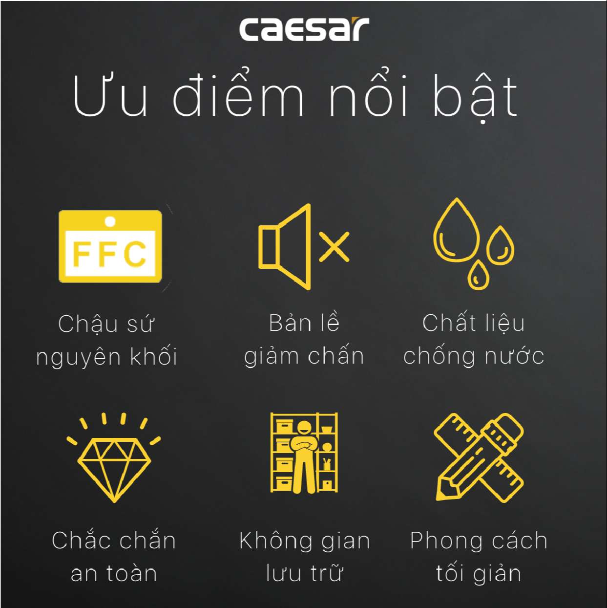 Tủ chậu cabinet Caesar LF5261+EH05261AWV