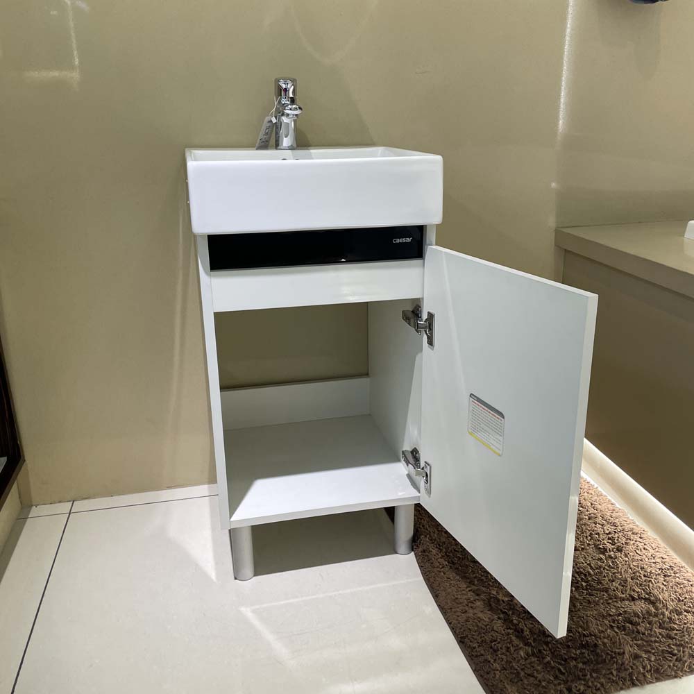 Bộ tủ chậu cabinet treo màu trắng Caesar LF5261+EH15261AV