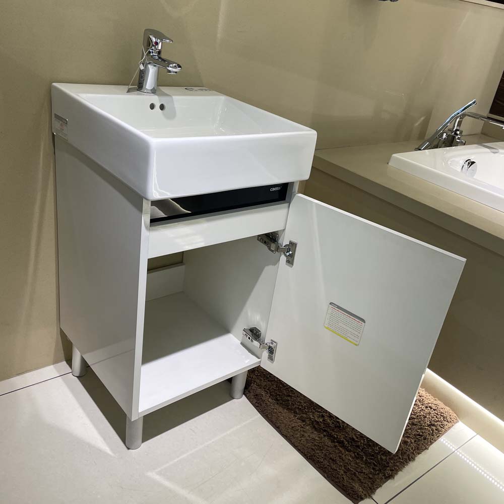 Bộ tủ chậu cabinet treo màu trắng Caesar LF5261+EH15261AV