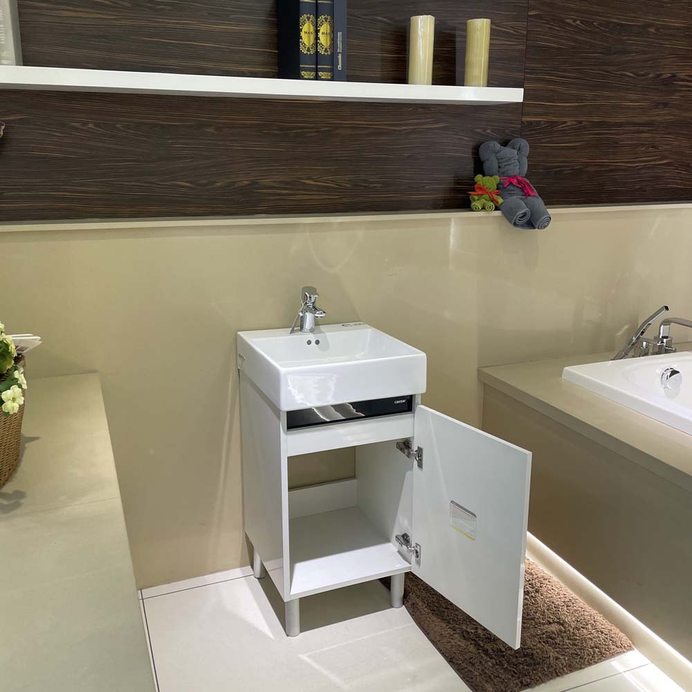 Bộ tủ chậu cabinet treo màu trắng Caesar LF5261+EH15261AV