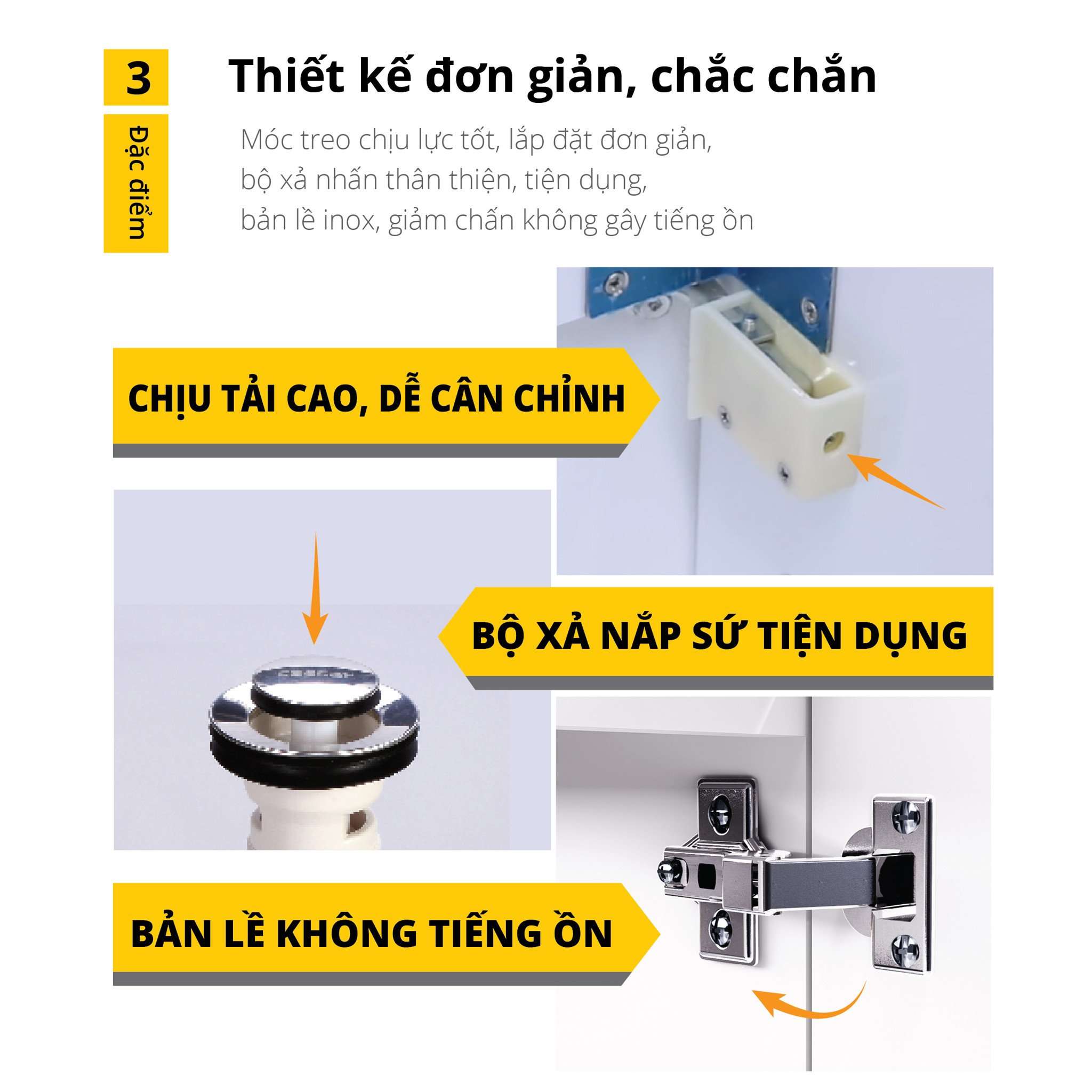 Tủ chậu cabinet Caesar LF5263+EH05263AV