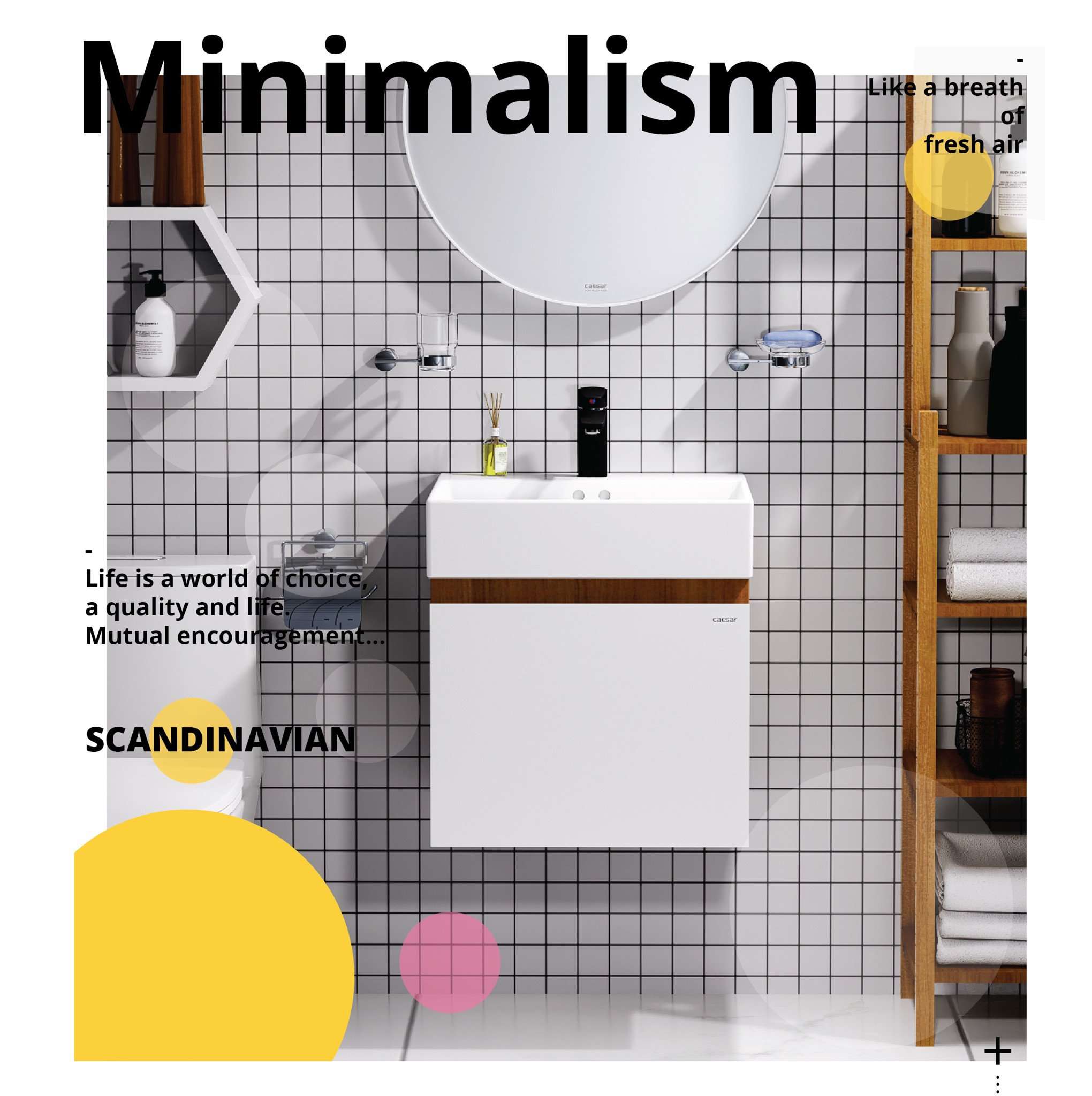 Tủ chậu cabinet Caesar LF5263+EH05263AWV